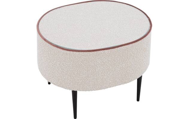 Goossens nachtkastje venus beige stof - 8250163-{merk}-proefmodel-proefmodel-03